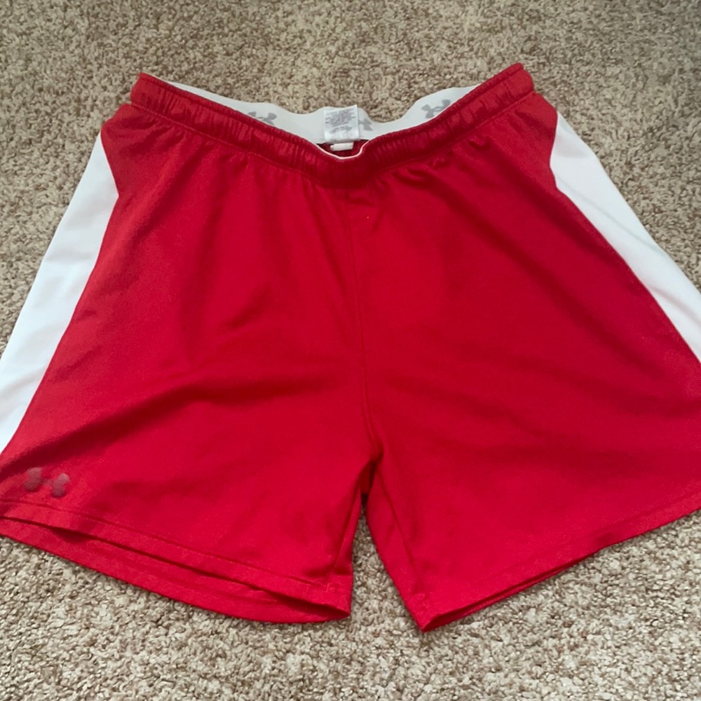 Red Under Armour Shorts